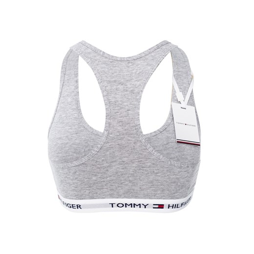 TOMMY  HILFIGER DAMSKI BIUSTONOSZ STANIK SPORTOWY BRALETTE GREY 1387904878 004 - Tommy Hilfiger L promocja messimo