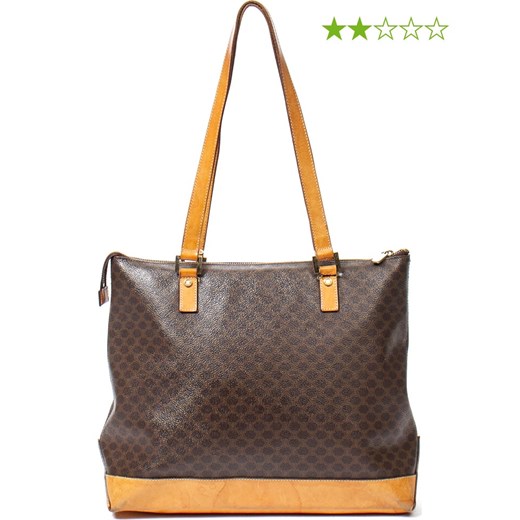 Skórzana torebka w kolorze brązowym - 35 x 27 x 10 cm Celine onesize wyprzedaż Limango Polska