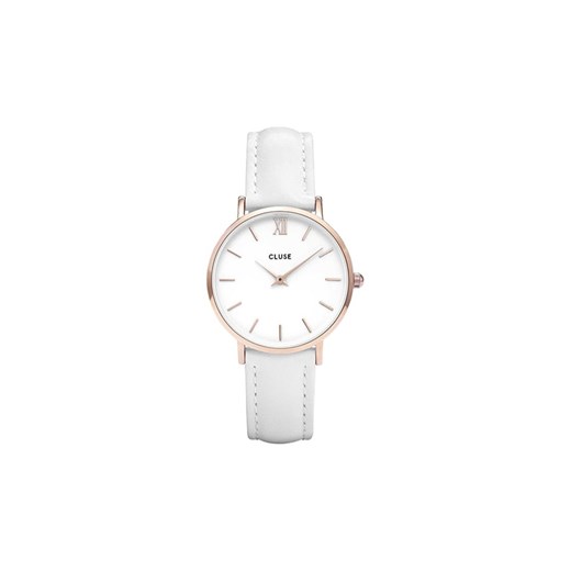 Zegarek "Minuit" w kolorze białym Cluse onesize okazyjna cena Limango Polska