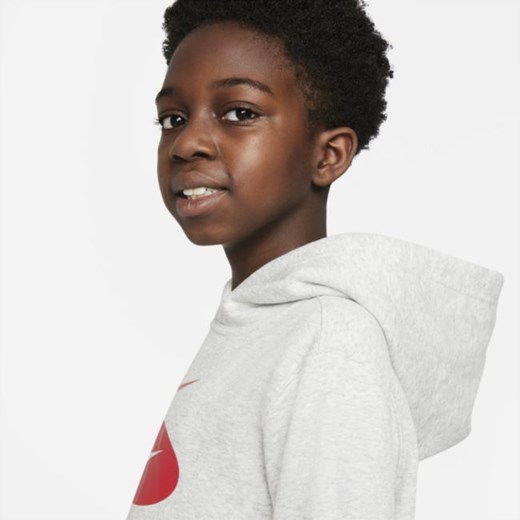 Bluza z kapturem dla dużych dzieci (chłopców) Nike Sportswear - Szary Nike XL Nike poland