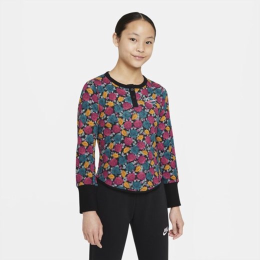 Koszulka z długim rękawem dla dużych dzieci (dziewcząt) Nike Sportswear - Nike S Nike poland