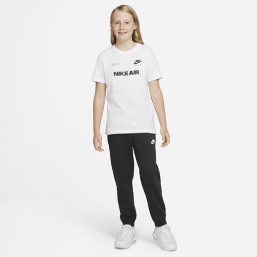 T-shirt dla dużych dzieci (chłopców) Nike Air - Biel Nike L Nike poland
