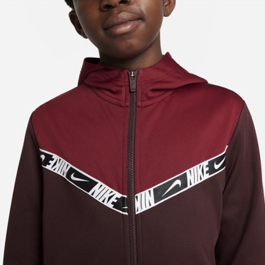 Bluza z kapturem i zamkiem na całej długości dla dużych dzieci (chłopców) Nike Nike M Nike poland