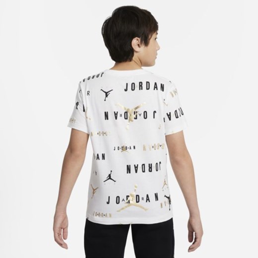 T-shirt z nadrukiem dla dużych dzieci (chłopców) Jordan - Biel Jordan S Nike poland