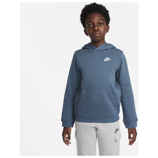 Bluza z kapturem dla dużych dzieci Nike Sportswear Club - Niebieski Nike XL Nike poland
