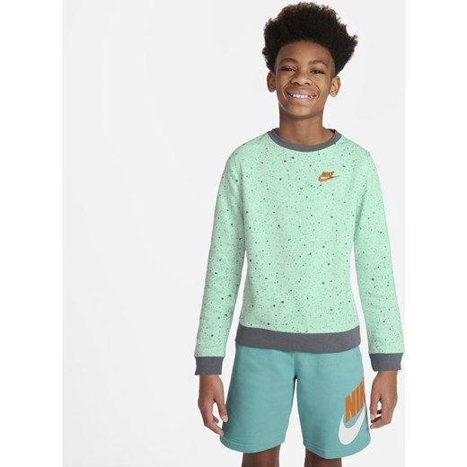 Sezonowa koszulka z nadrukiem dla dużych dzieci (chłopców) Nike Sportswear - Nike S Nike poland okazyjna cena