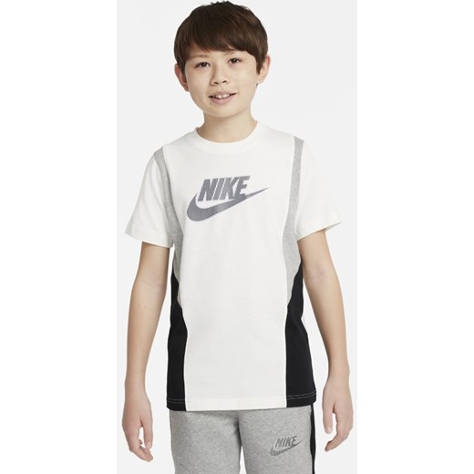 Koszulka z krótkim rękawem dla dużych dzieci Nike Sportswear Hybrid - Szary Nike S Nike poland