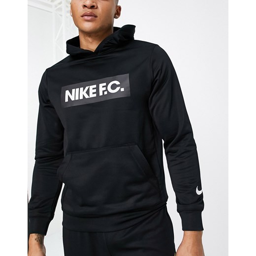 Nike Football – F.C. Libero – Czarna bluza z kapturem-Black M Asos Poland