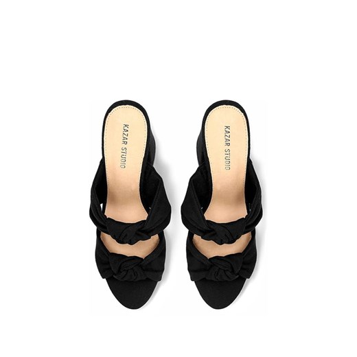 Klapki w kolorze czarnym Kazar Studio 37 okazyjna cena Limango Polska