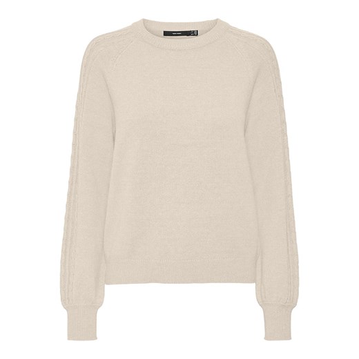 Sweter "New Melena" w kolorze kremowym Vero Moda XL okazyjna cena Limango Polska
