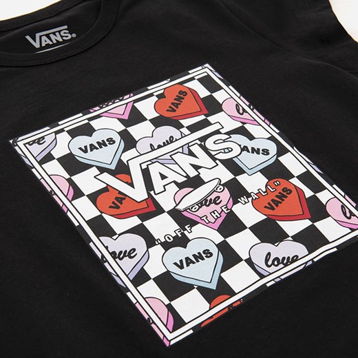 Koszulka dziecięca Vans Box Candy Heart VN0A5LEFBLK Vans XL sneakerstudio.pl