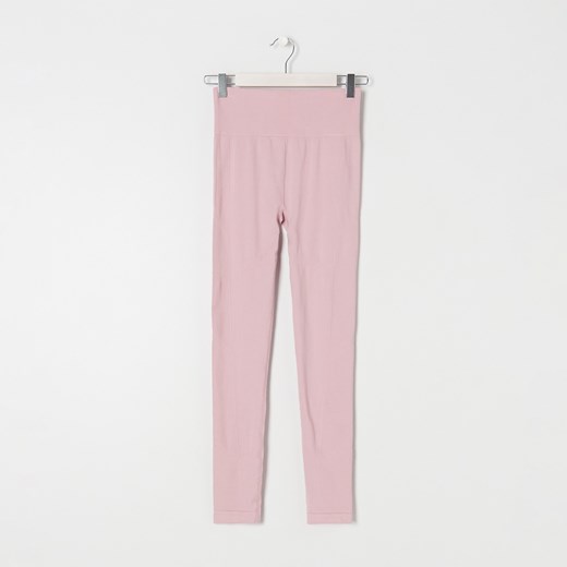 Sinsay - Legginsy GYM HARD - Różowy Sinsay XS Sinsay