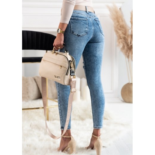 Spodnie jeansowe niebieskie 5803 Fason M Sklep Fason