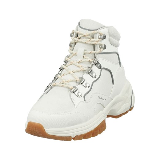 Skórzane buty turystyczne "Lawanda" w kolorze białym Gant 40 okazyjna cena Limango Polska