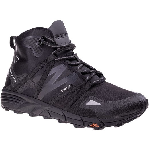 Czarne buty trekkingowe męskie Hi-Tec sportowe na zimę 