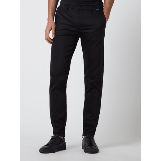 Spodnie o kroju tapered fit z dodatkiem streczu model ‘Griffin’ Mac 30/30 Peek&Cloppenburg