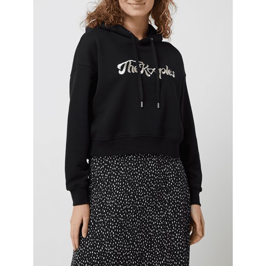 Bluza krótka z kapturem z logo The Kooples 38 Peek&Cloppenburg