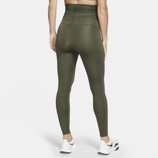 Ciążowe legginsy damskie z wysokim stanem Nike One (M) - Brązowy Nike 2XL Nike poland