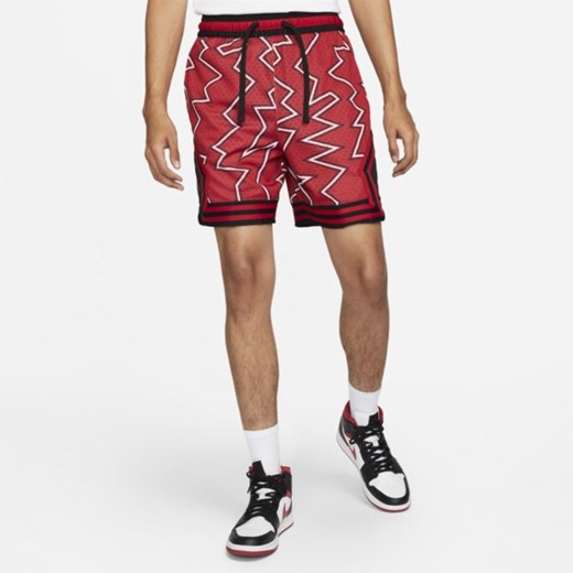 Męskie spodenki ze wstawkami w kształcie rombu i nadrukiem Jordan Dri-FIT Air - Jordan XS Nike poland