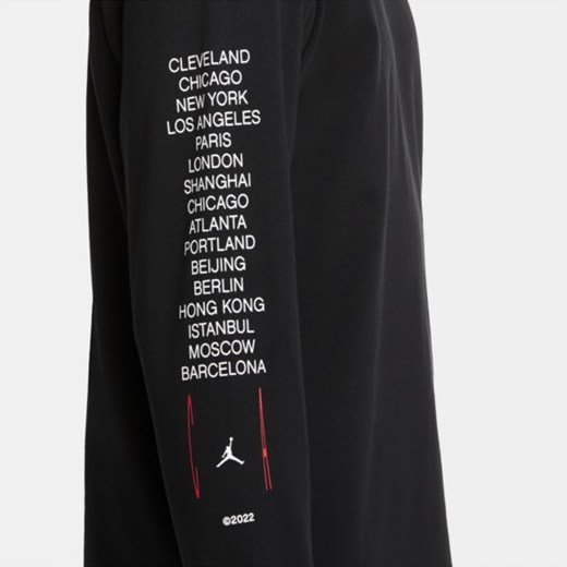 Męski T-shirt z długim rękawem Jordan Flight Heritage '85 - Czerń Jordan XL Nike poland