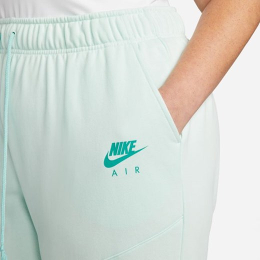 Damskie spodnie z dzianiny Nike Air (duże rozmiary) - Zieleń Nike 3X Nike poland
