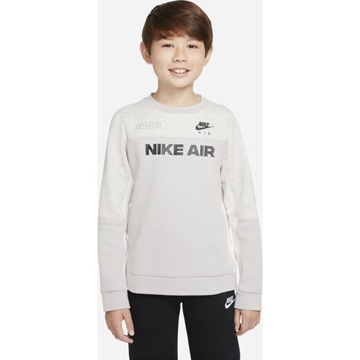 Bluza dresowa dla dużych dzieci (chłopców) Nike Air - Szary Nike M Nike poland
