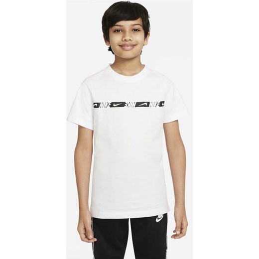 Koszulka z krótkim rękawem dla dużych dzieci Nike Sportswear - Biel Nike XL Nike poland