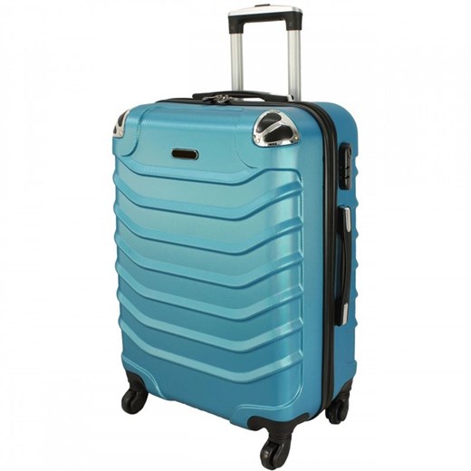 Duża walizka PELLUCCI RGL 730 L Metaliczno Niebieska Pellucci wyprzedaż Bagażownia.pl