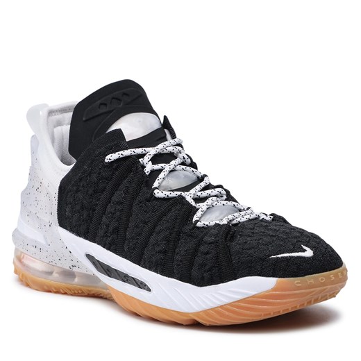 Sneakersy NIKE - Lebron XVIII (Gs) CW2760 007  Black/White/Gum Med Brown Nike 36.5 eobuwie.pl