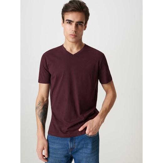 T-shirt męski Sinsay na wiosnę z krótkim rękawem casualowy