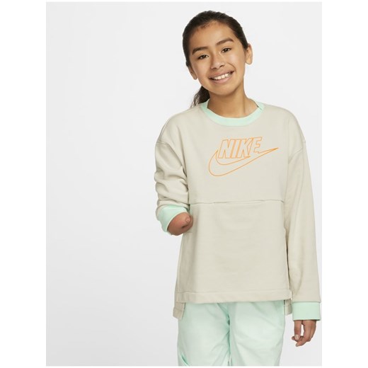 Bluza dresowa z dzianiny dla dużych dzieci Nike Sportswear Kids Pack - Szary Nike M Nike poland