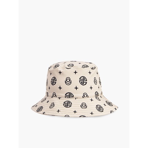 Cropp - Wzorzysty kapelusz bucket hat - Kremowy Cropp Uniwersalny Cropp