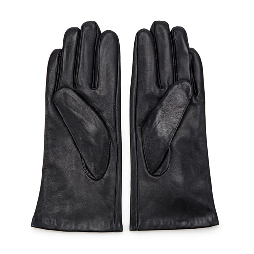 Rękawiczki damskie czarne ze sklepu WITTCHEN w kategorii Rękawiczki damskie - zdjęcie 129372276
