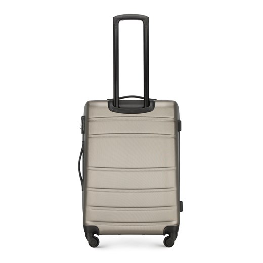 Średnia walizka z ABS-u żłobiona Wittchen promocja WITTCHEN