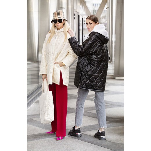 Czarna kurtka damska Goodlookin.pl casual z kapturem 