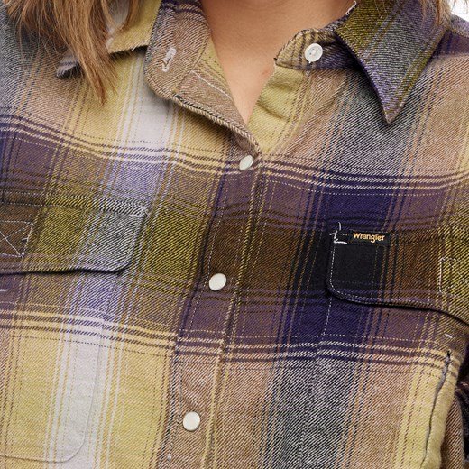 WRANGLER UTILITY SHIRT IRIS PURPLE W5S03BP16 Wrangler S panjeans.pl