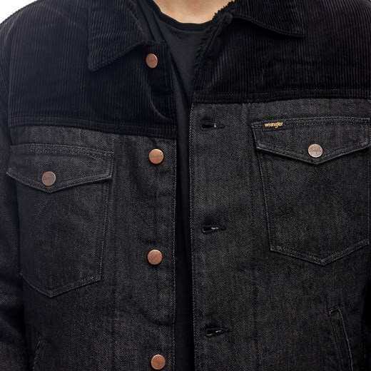 WRANGLER SHERPA JACKET BLACK W423RJ513 Wrangler L panjeans.pl