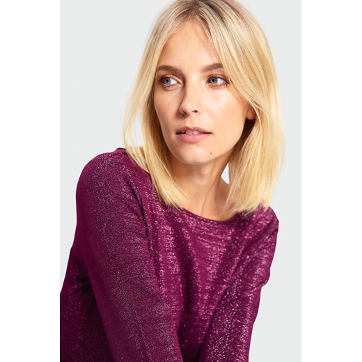 Sukienka połyskująca bordowa Greenpoint 42 Happy Face okazja