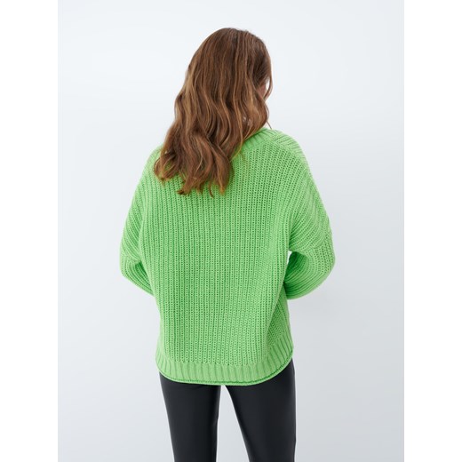 Mohito - Sweter w neonowym kolorze - Zielony Mohito L Mohito