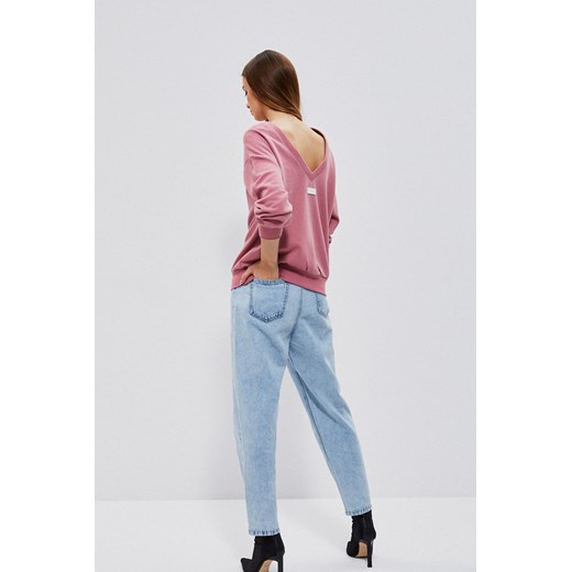 Bluza z dekoltem na plecach S Moodo.pl