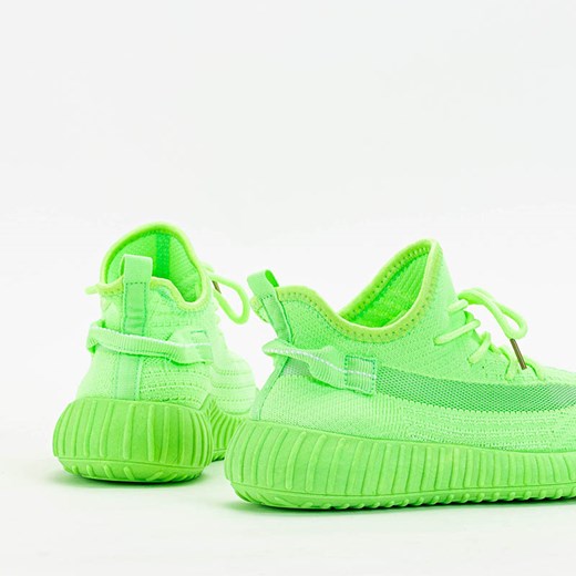 Neonowe zielone damskie buty sportowe Fransi - Obuwie Royalfashion.pl 41 royalfashion.pl