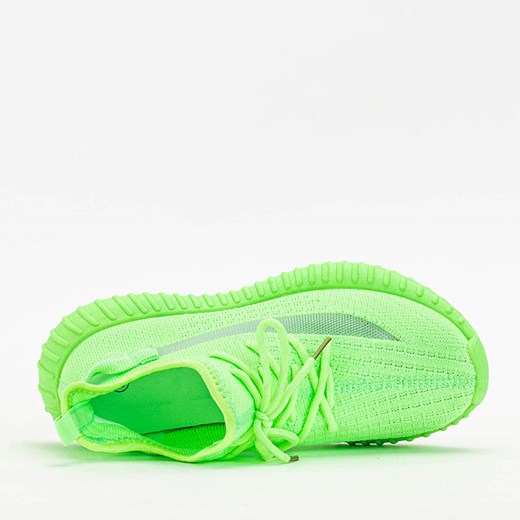 Neonowe zielone damskie buty sportowe Fransi - Obuwie Royalfashion.pl 40 royalfashion.pl