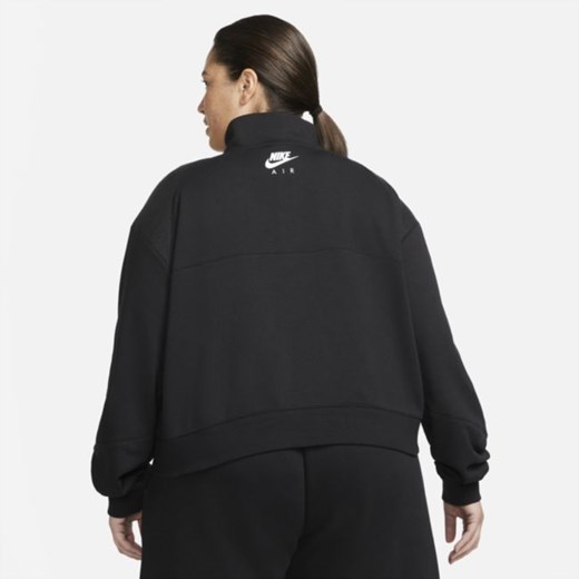 Damska dzianinowa bluza z zamkiem 1/4 Nike Sportswear Air (duże rozmiary) - Nike 2X Nike poland