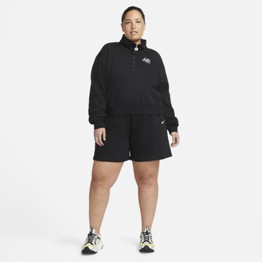 Damska dzianinowa bluza z zamkiem 1/4 Nike Sportswear Air (duże rozmiary) - Nike 3X Nike poland