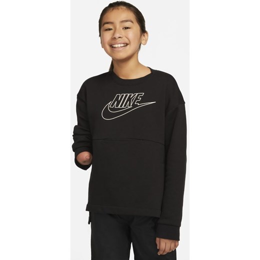 Bluza dresowa z dzianiny dla dużych dzieci Nike Sportswear Kids Pack - Czerń Nike L Nike poland