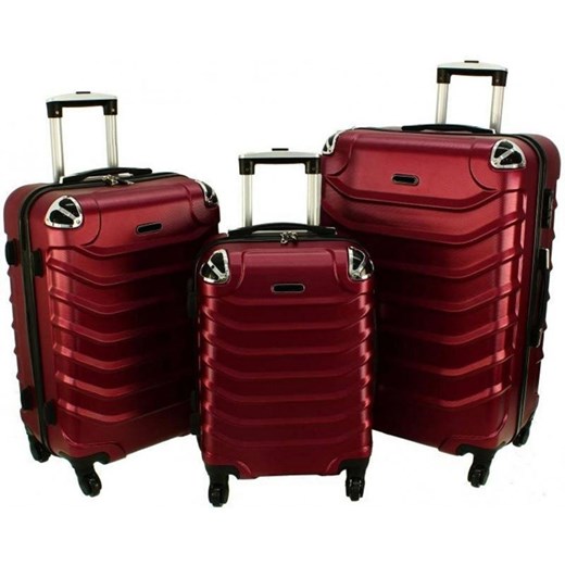 Zestaw 3 walizek PELLUCCI RGL 730 Bordowe Pellucci Bagażownia.pl wyprzedaż