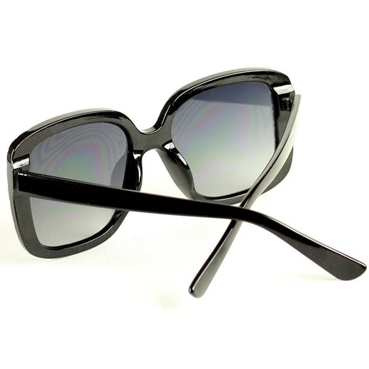 Oversizoweo okulary przeciwsłoneczne MAZZINI SIMPLE BEAUTY czarny Looks Style Eyewaer uniwersalny Verostilo okazja