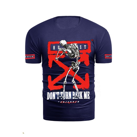 koszulka t-shirt 14-485 granat Risardi M promocyjna cena Risardi