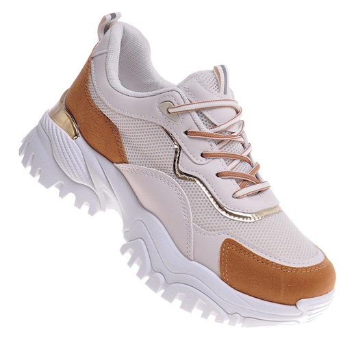 Buty sportowe damskie sneakersy na platformie
