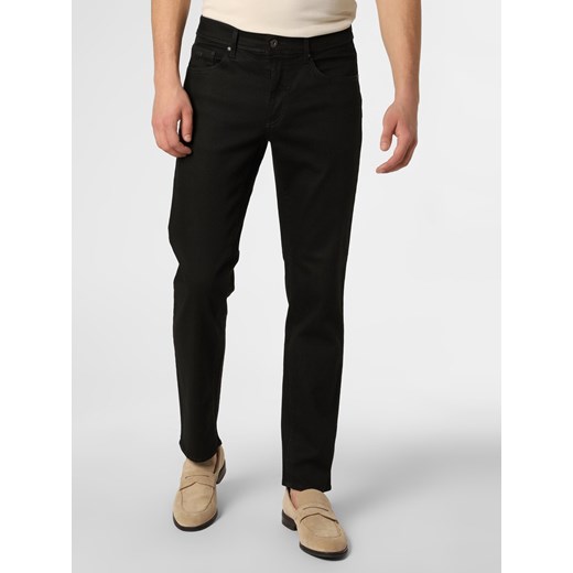 BRAX Jeansy Mężczyźni Bawełna czarny jednolity ze sklepu vangraaf w kategorii Jeansy męskie - zdjęcie 129636178